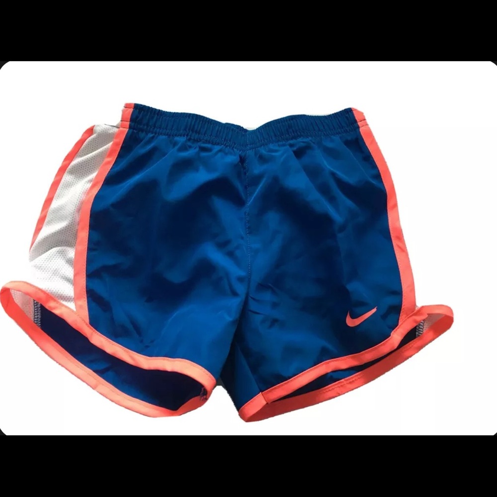 Nike DRI-FIT Little Girls Tempo Running Shorts Fully Lined Size 6